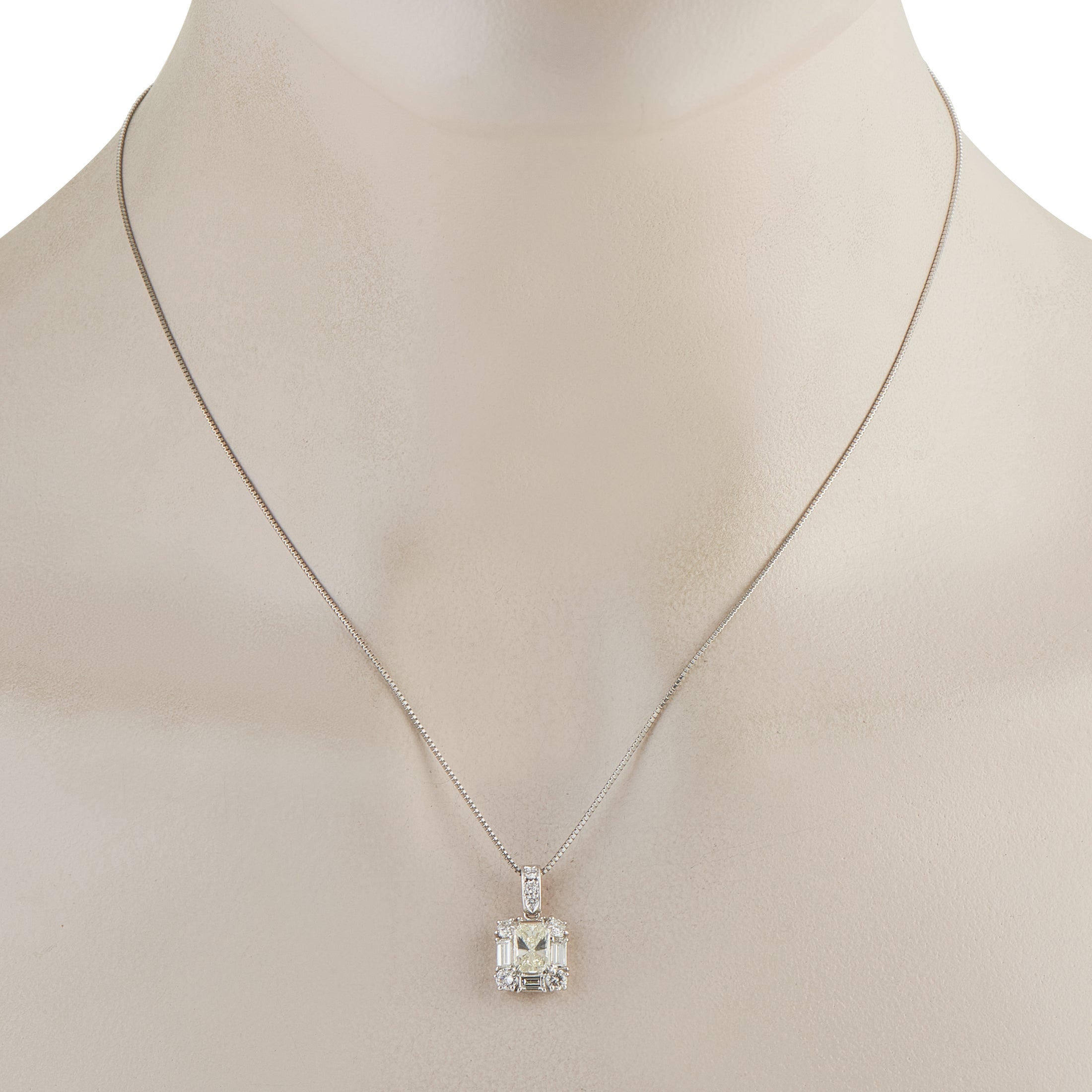Exclusive Platinum 2.0ct Diamond Pendant