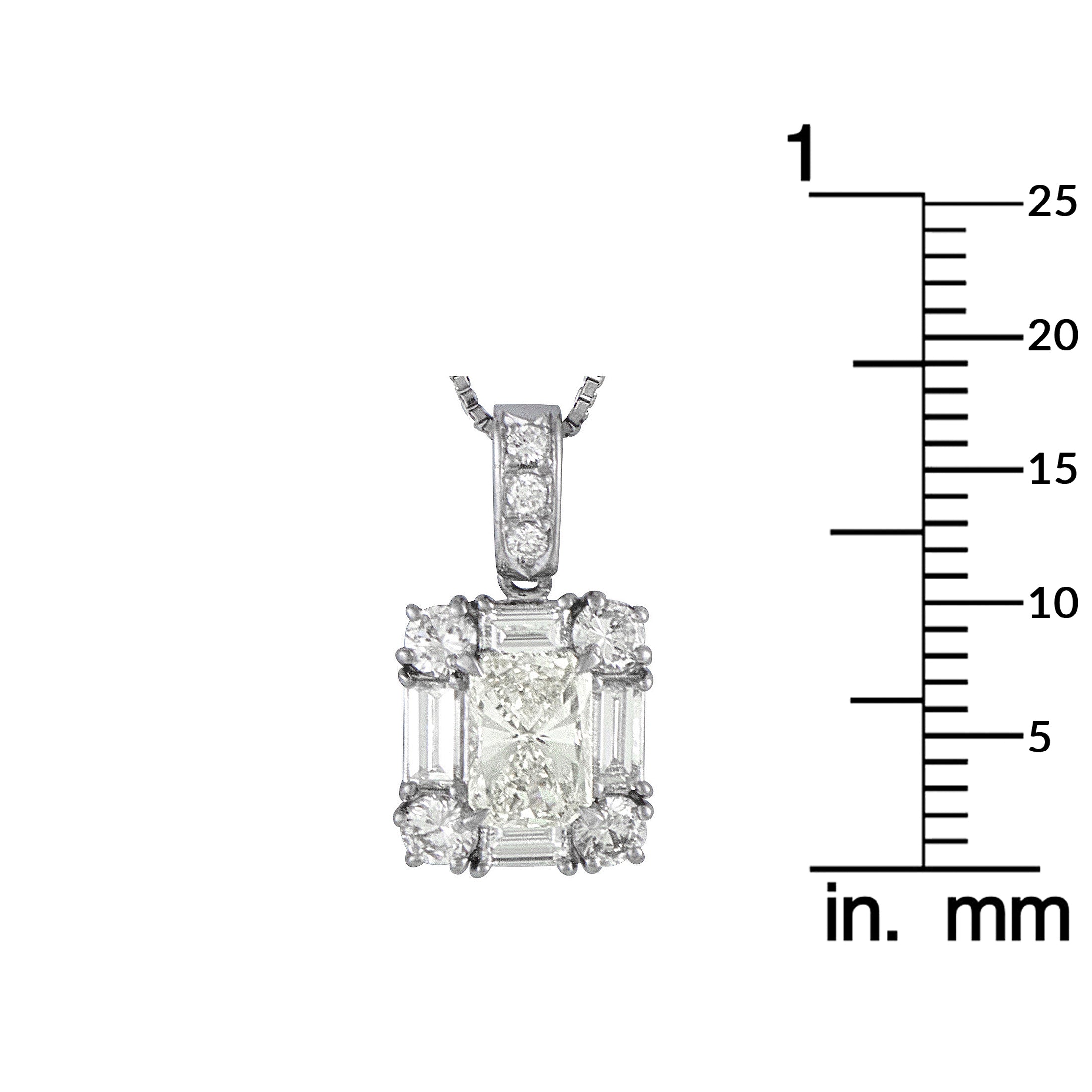 Exclusive Platinum 2.0ct Diamond Pendant