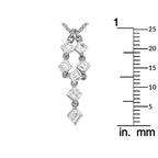 Platinum 1.07ct Diamond Necklace