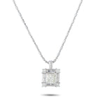 Platinum 1.53ct Diamond Pendant