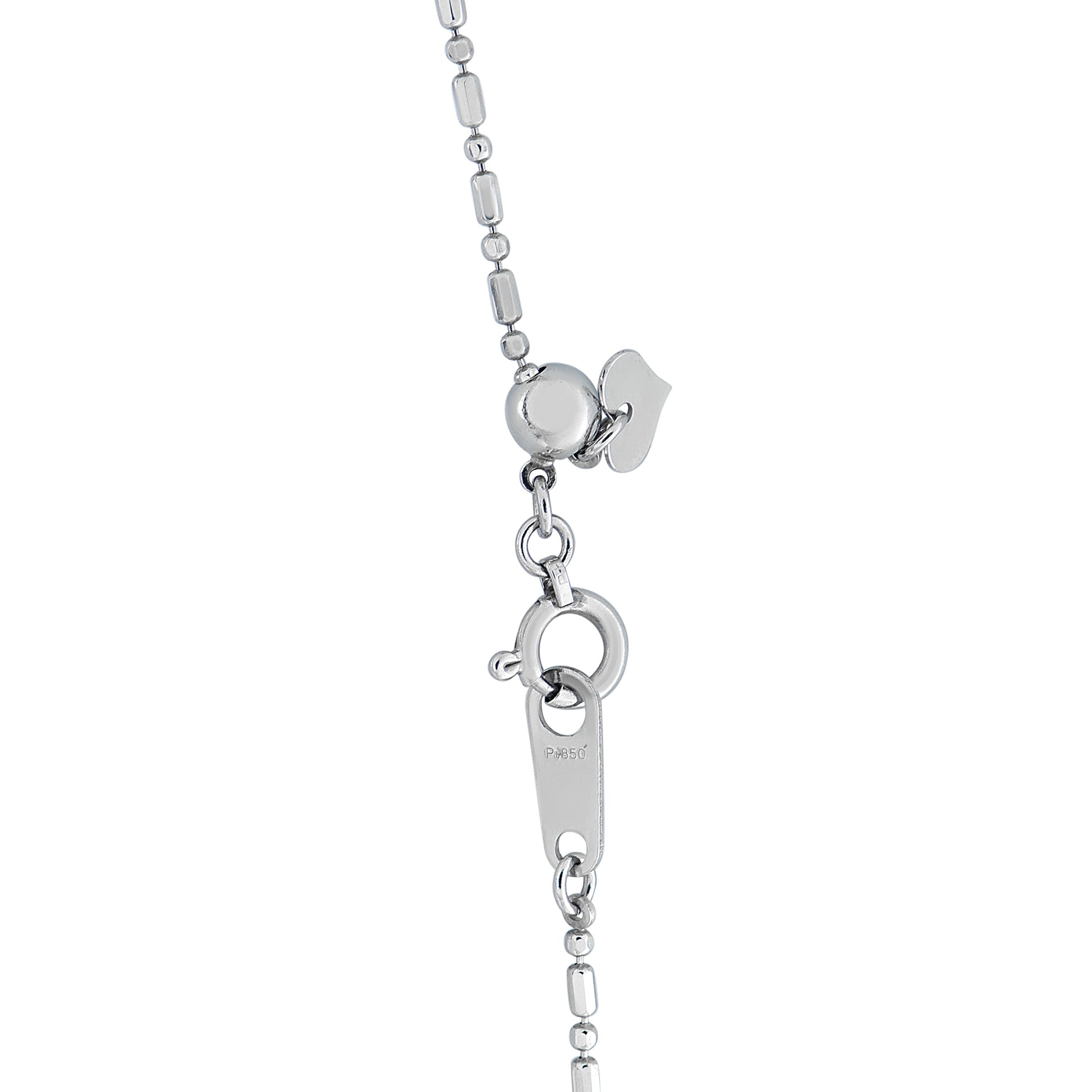 Platinum 1.53ct Diamond Pendant