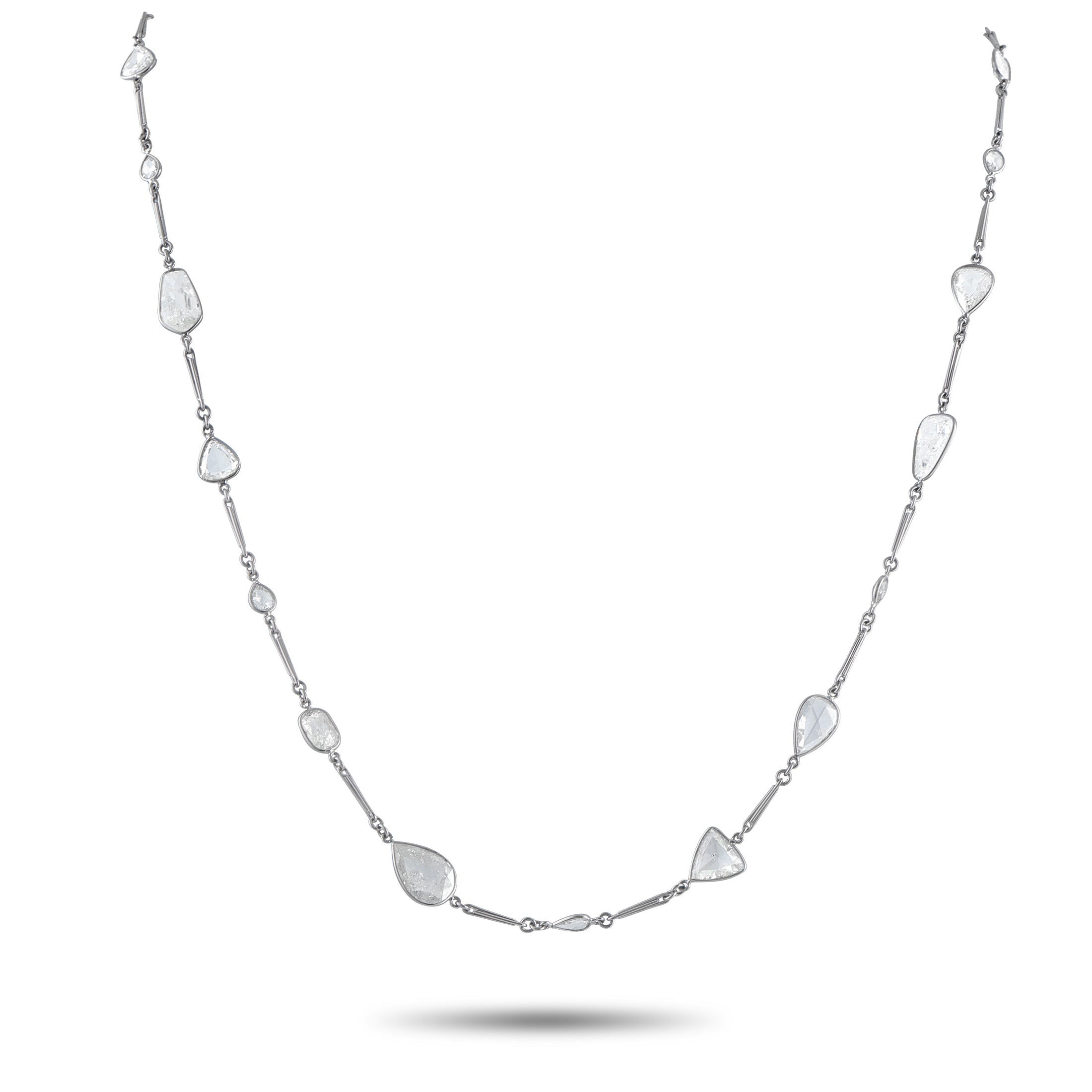 Exclusive Platinum 19.60ct Diamond Necklace – This stunning chain necklace is unlike anything you’ve seen before