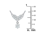 Platinum 1.02ct Diamond Necklace