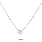 Platinum 1.01ct Diamond Solitare Necklace