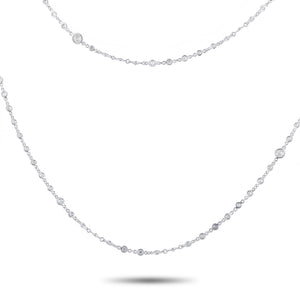 Platinum 9.47ct Diamond Necklace