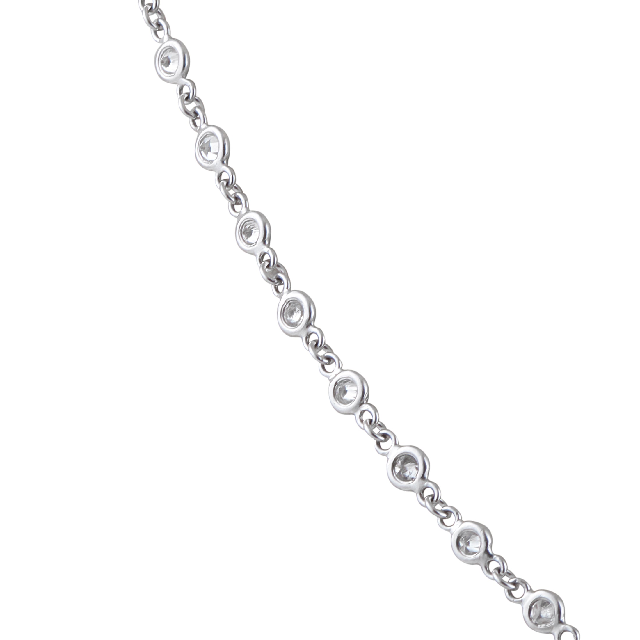 Platinum 9.47ct Diamond Necklace