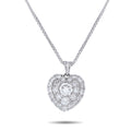 Platinum 1.12ct Diamond Pendant