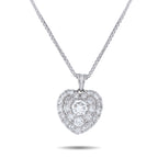 Platinum 1.12ct Diamond Pendant