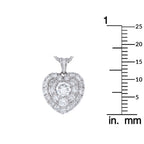 Platinum 1.12ct Diamond Pendant