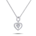 Platinum 0.51ct Diamond Pendant