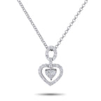 Platinum 0.51ct Diamond Pendant