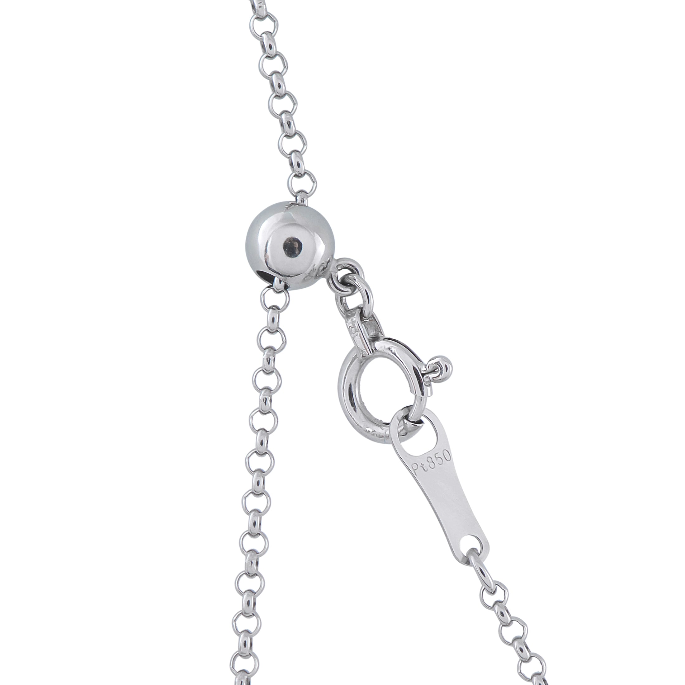 Platinum 0.51ct Diamond Pendant