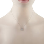 18K White Gold 0.95ct Diamond Pendant