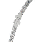 Platinum 35.43ct Diamond Tennis Necklace