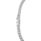 Platinum 29.80ct Diamond Tennis Necklace
