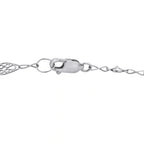 Platinum 0.50ct Diamond Station Necklace