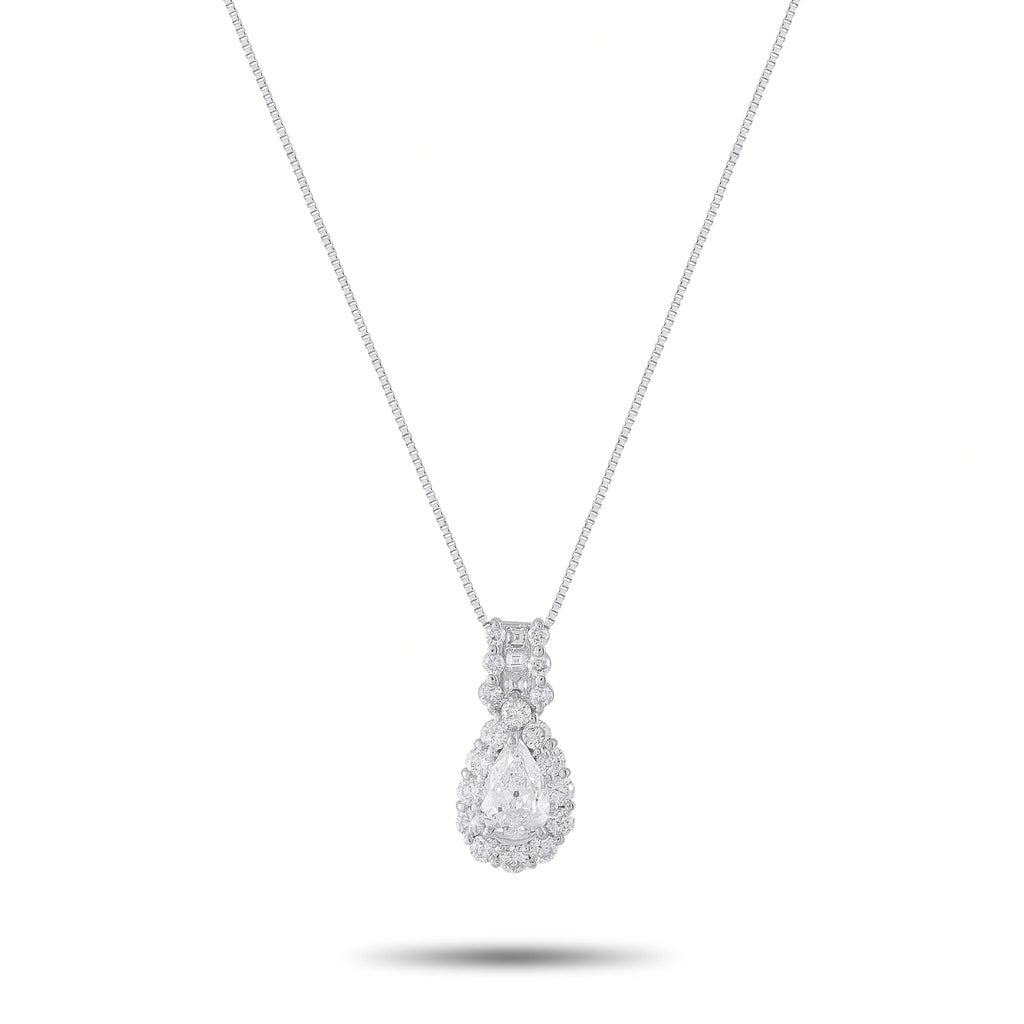 Platinum 1.98ct Diamond Pendant