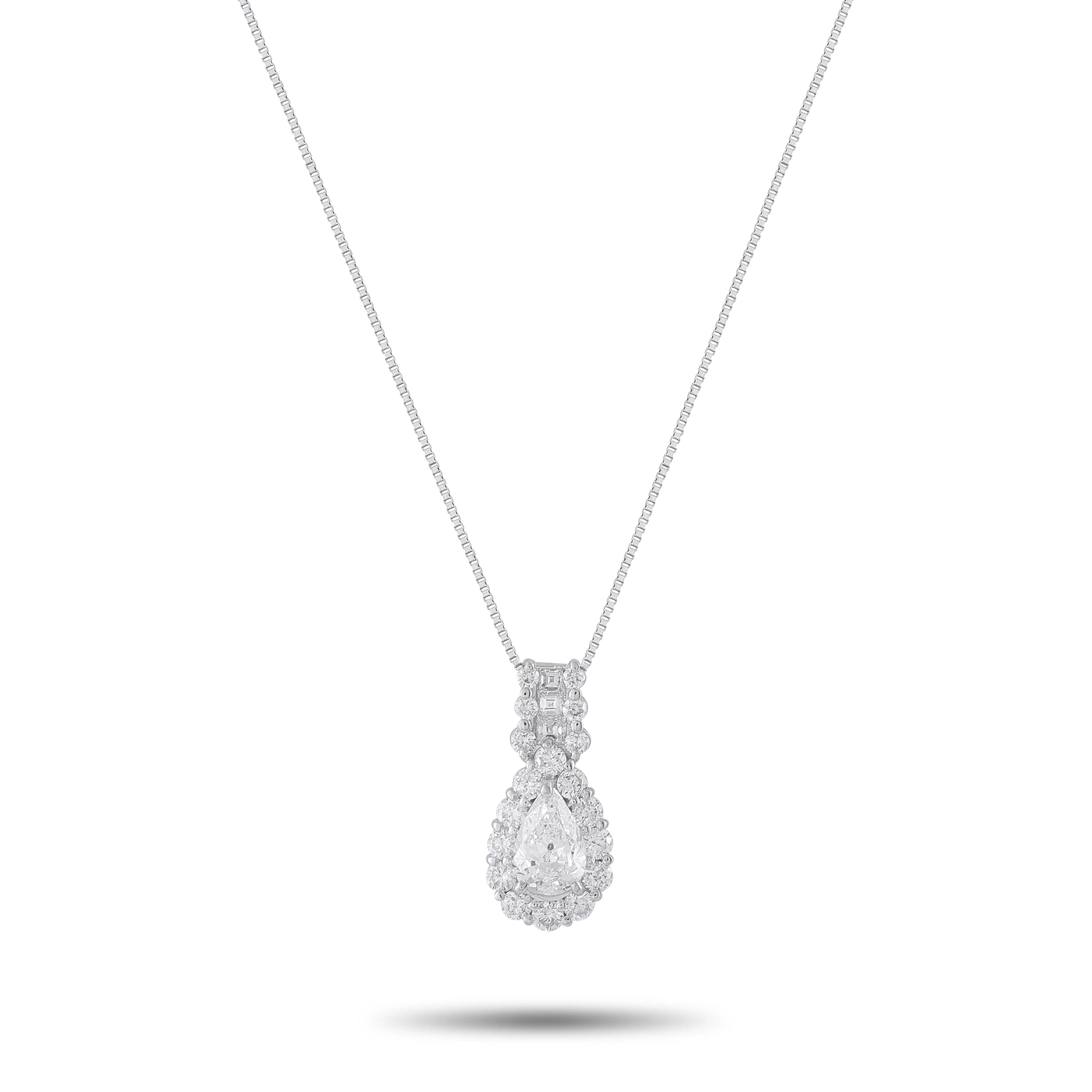 Platinum 1.98ct Diamond Pendant