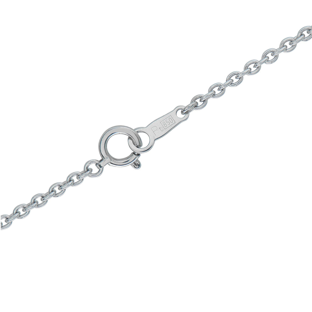 Exclusive Platinum 2.30ct Diamond and Opal Pendant Necklace