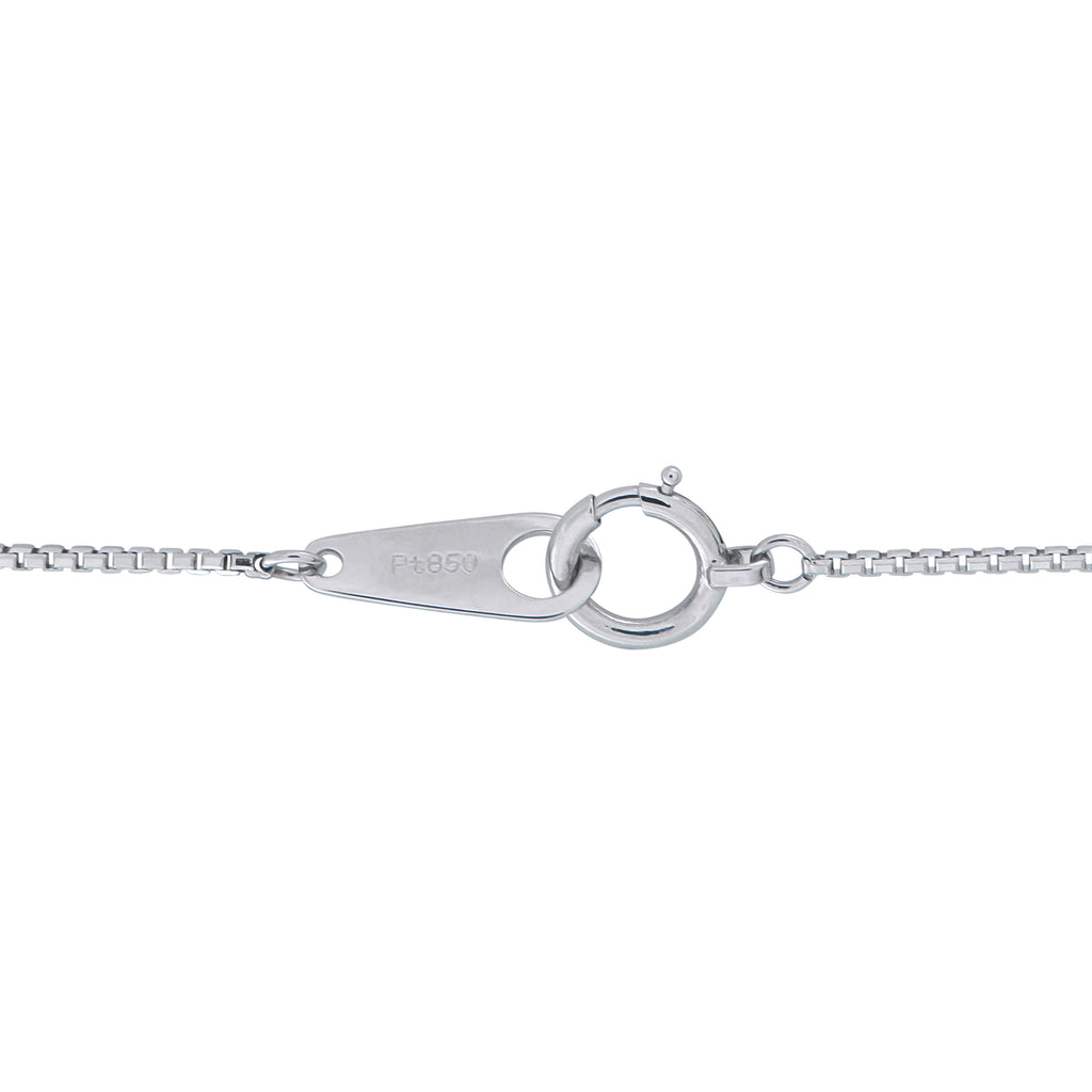 Platinum 0.60ct Diamond and Opal Necklace