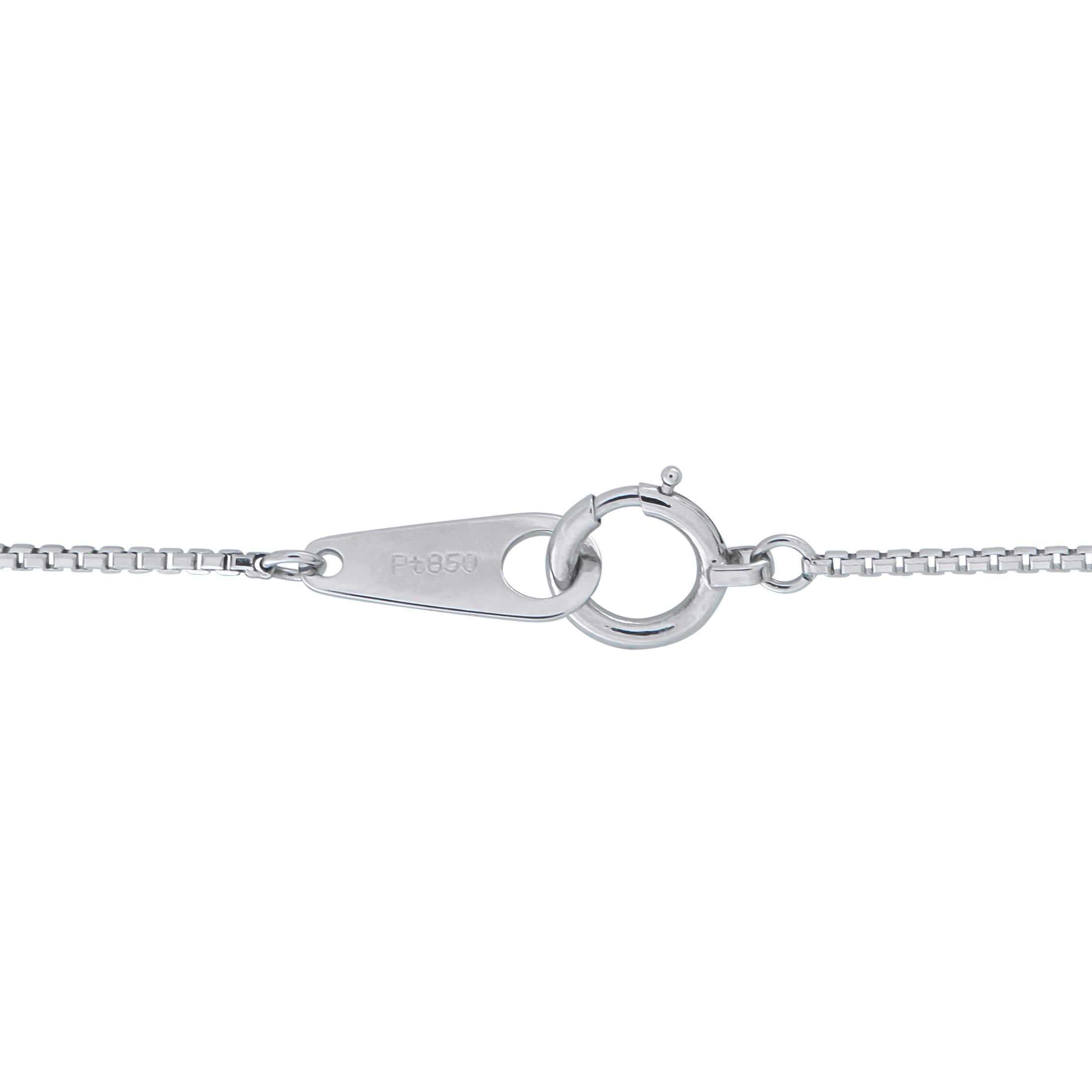 Platinum 0.60ct Diamond and Opal Necklace