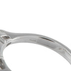 Exclusive Platinum 0.28ct Diamond and Pearl Ring