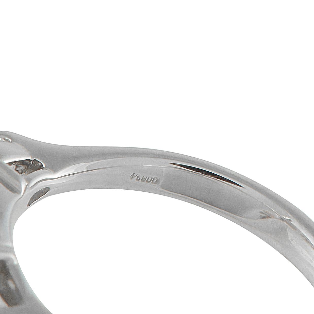 Exclusive Platinum 0.28ct Diamond and Pearl Ring