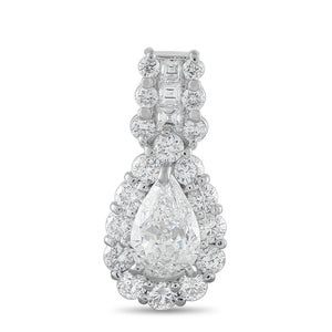 Platinum 1.98ct Diamond Pendant