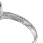 Exclusive Platinum 0.50ct Diamond and Peridot Ring