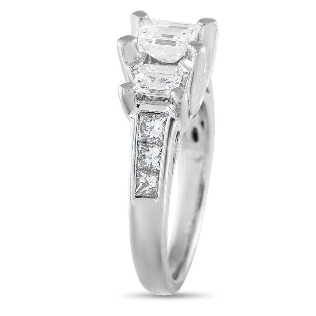 Exclusive Platinum 2.08ct Diamond Ring