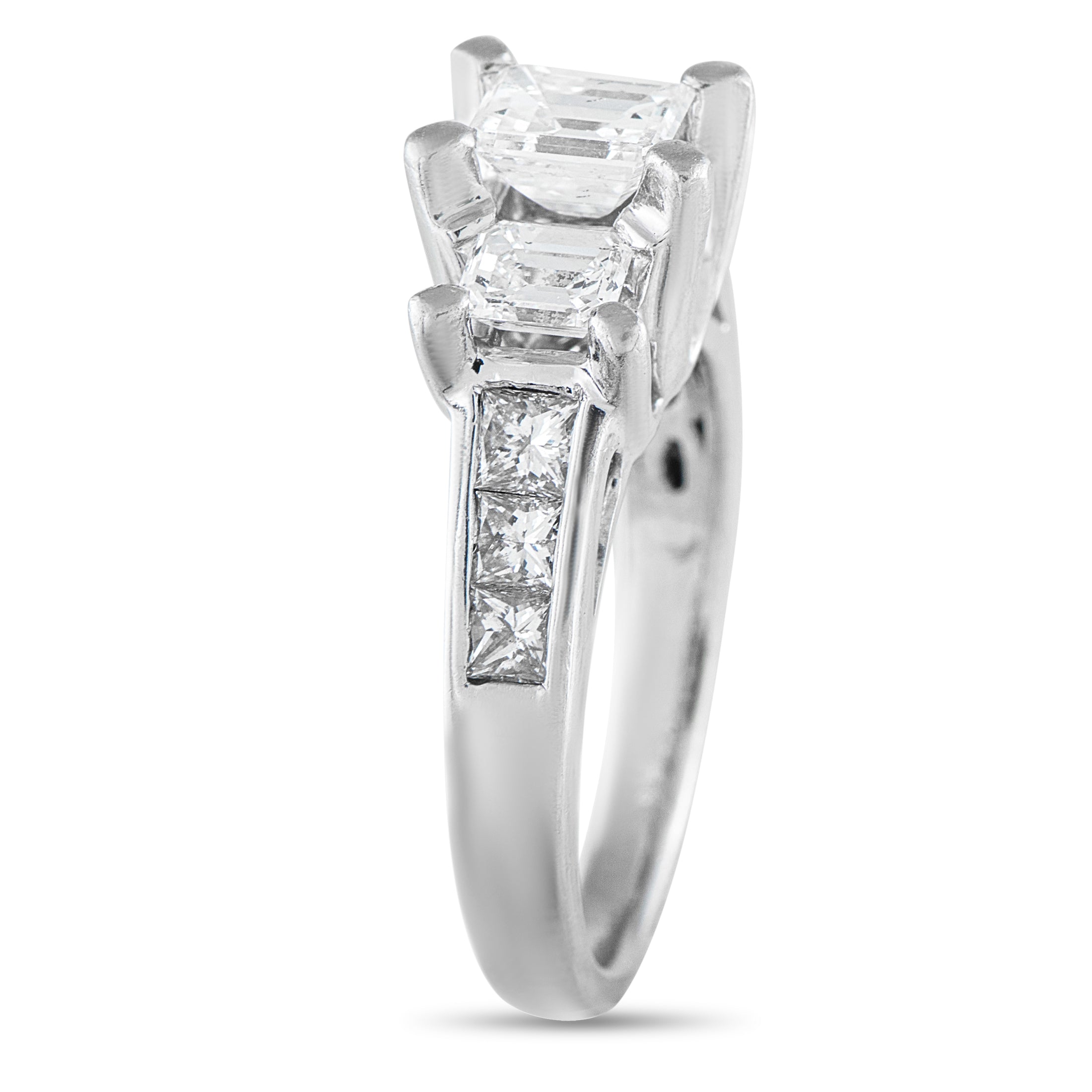 Platinum 2.08ct Diamond Ring