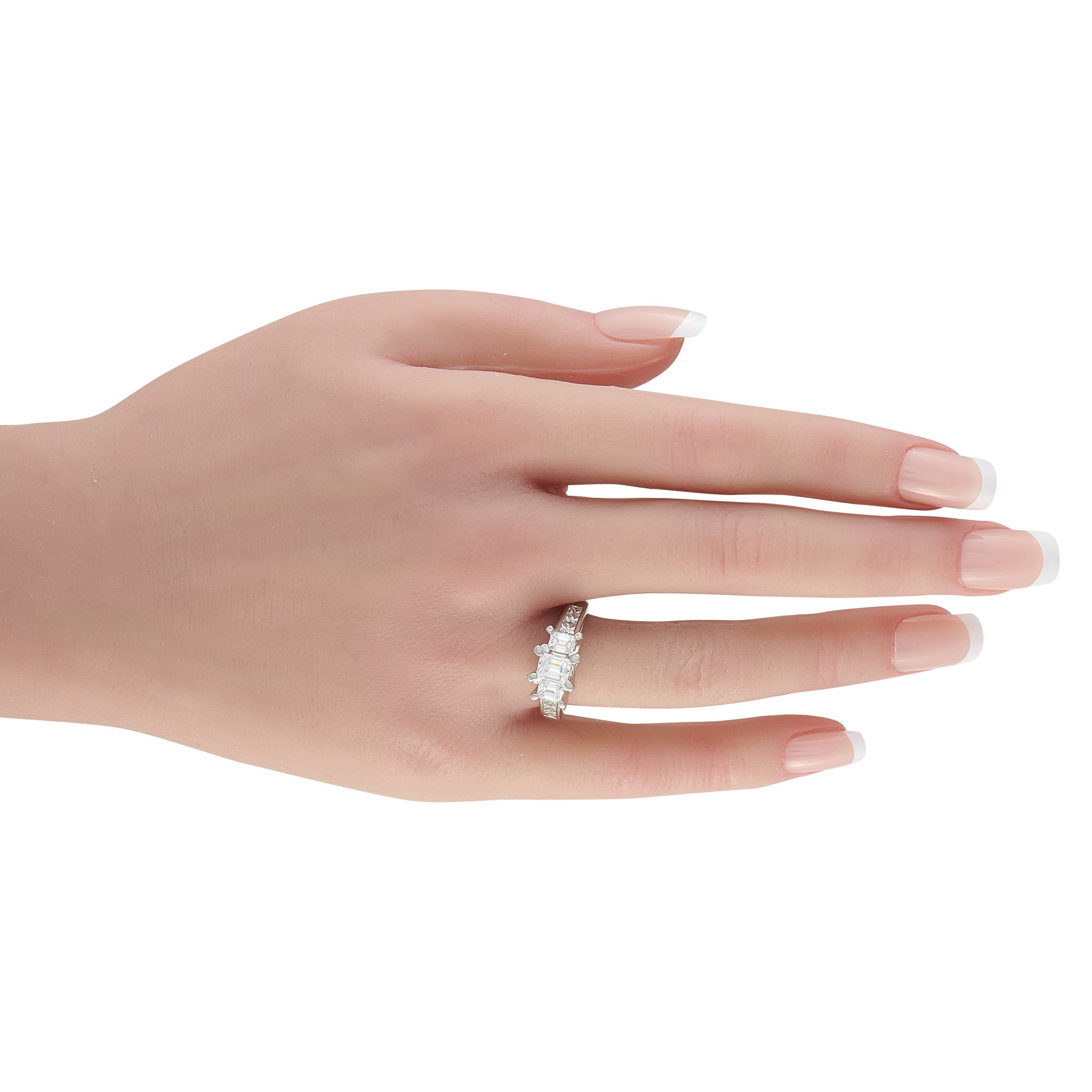 Platinum 2.08ct Diamond Ring