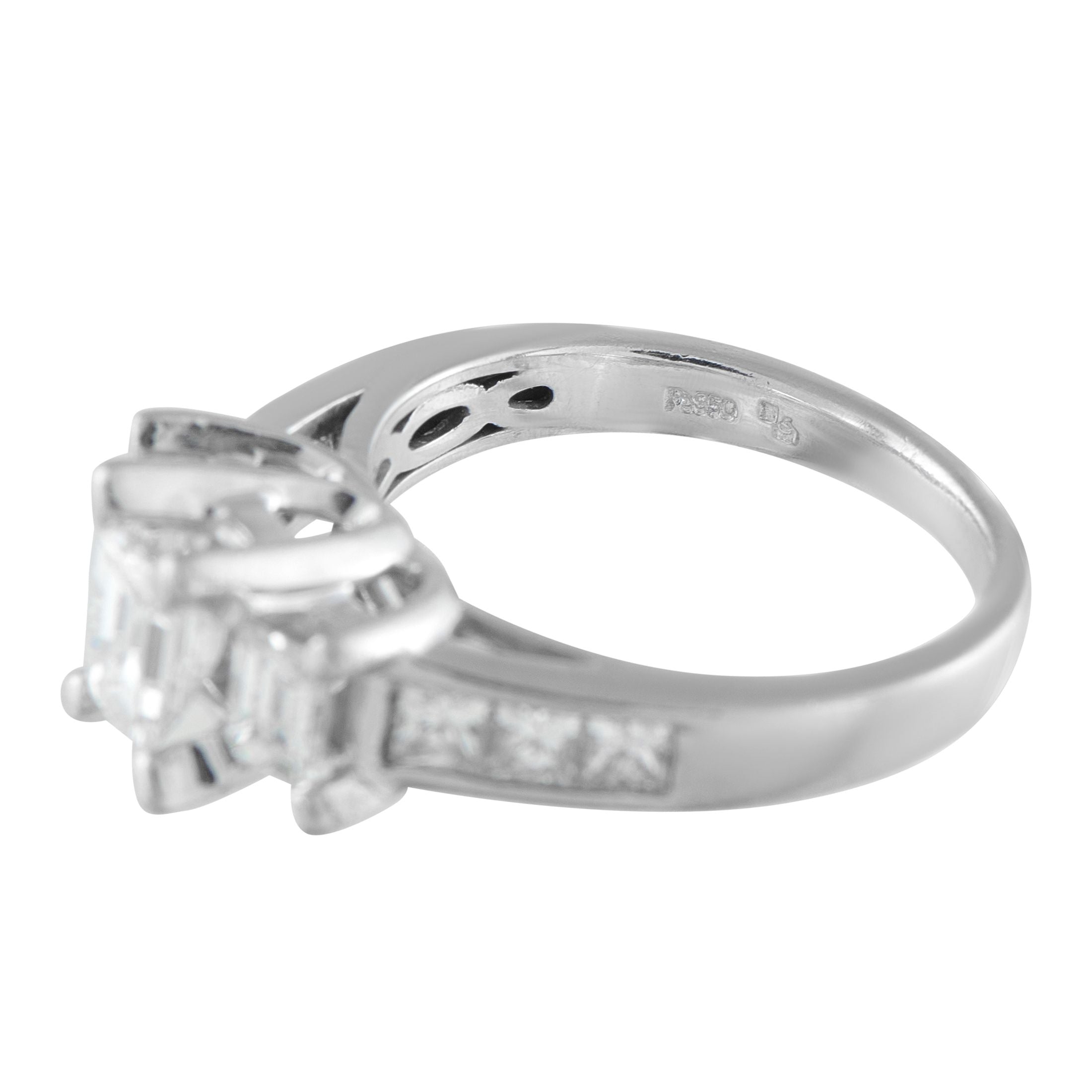 Exclusive Platinum 2.08ct Diamond Ring