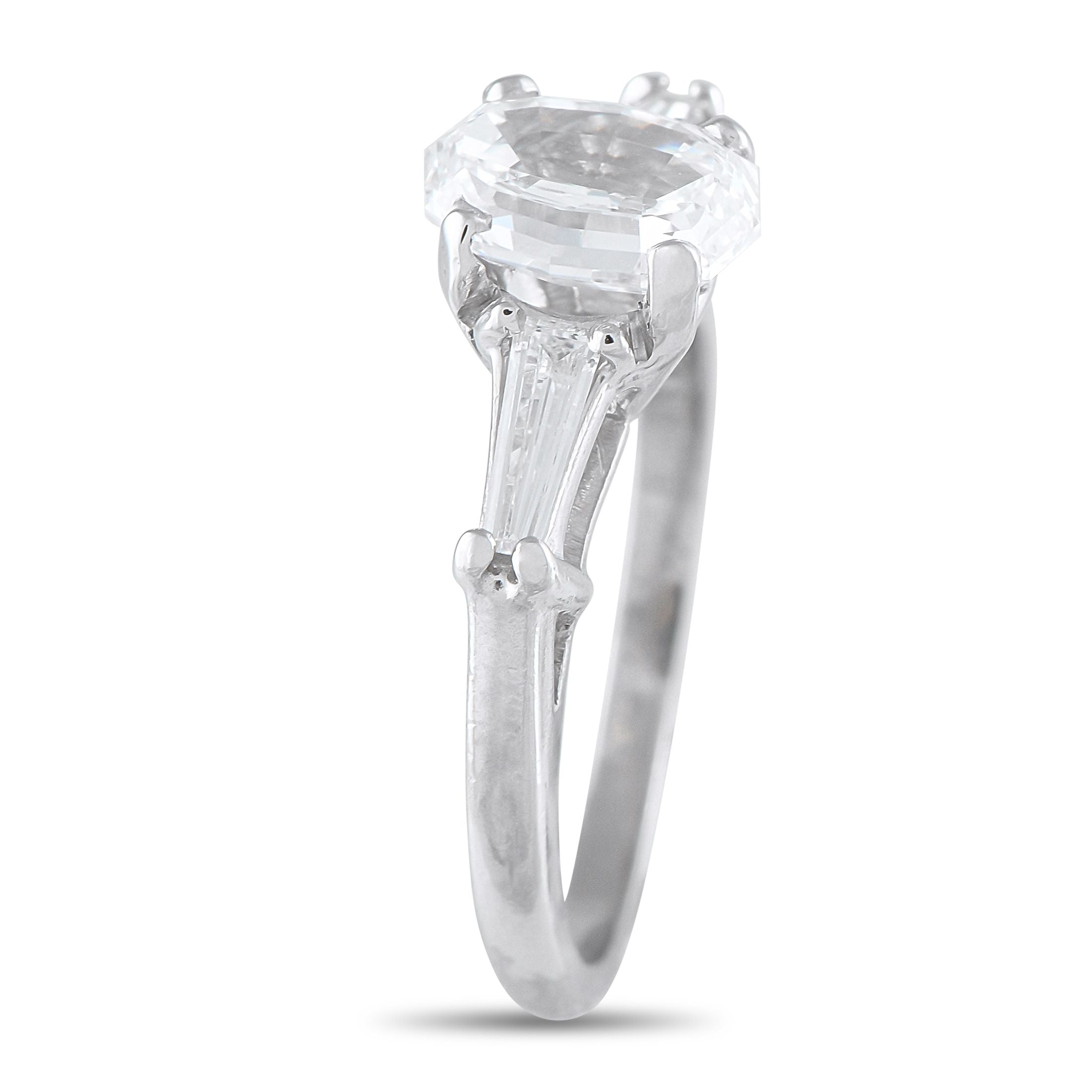 Exclusive Platinum 2.02ct Diamond Ring