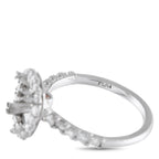 Exclusive Platinum 0.75ct Diamond Mounting Ring