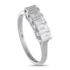 Exclusive Platinum 0.98ct Diamond Ring MF11-092525 – This radiant ring will look beautiful no matter if it’s worn alone or st