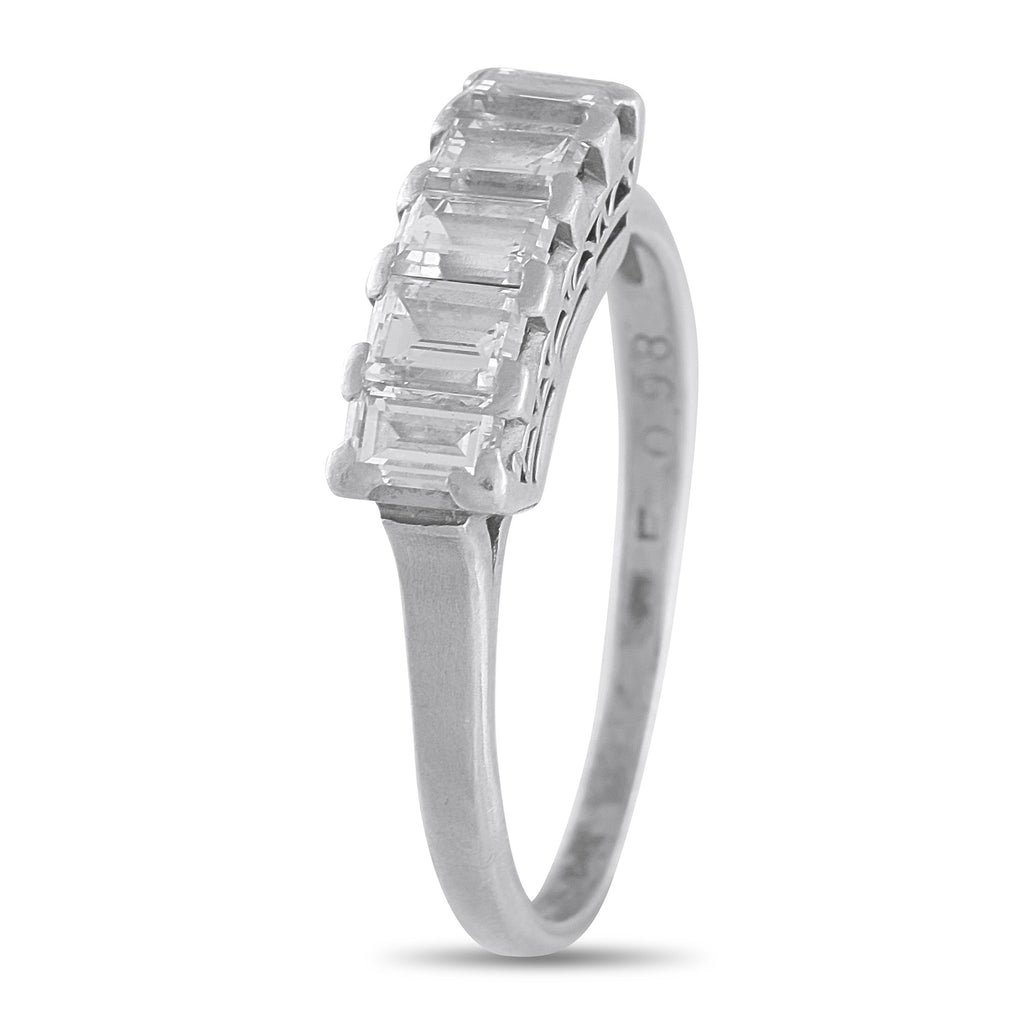 Exclusive Platinum 0.98ct Diamond Ring