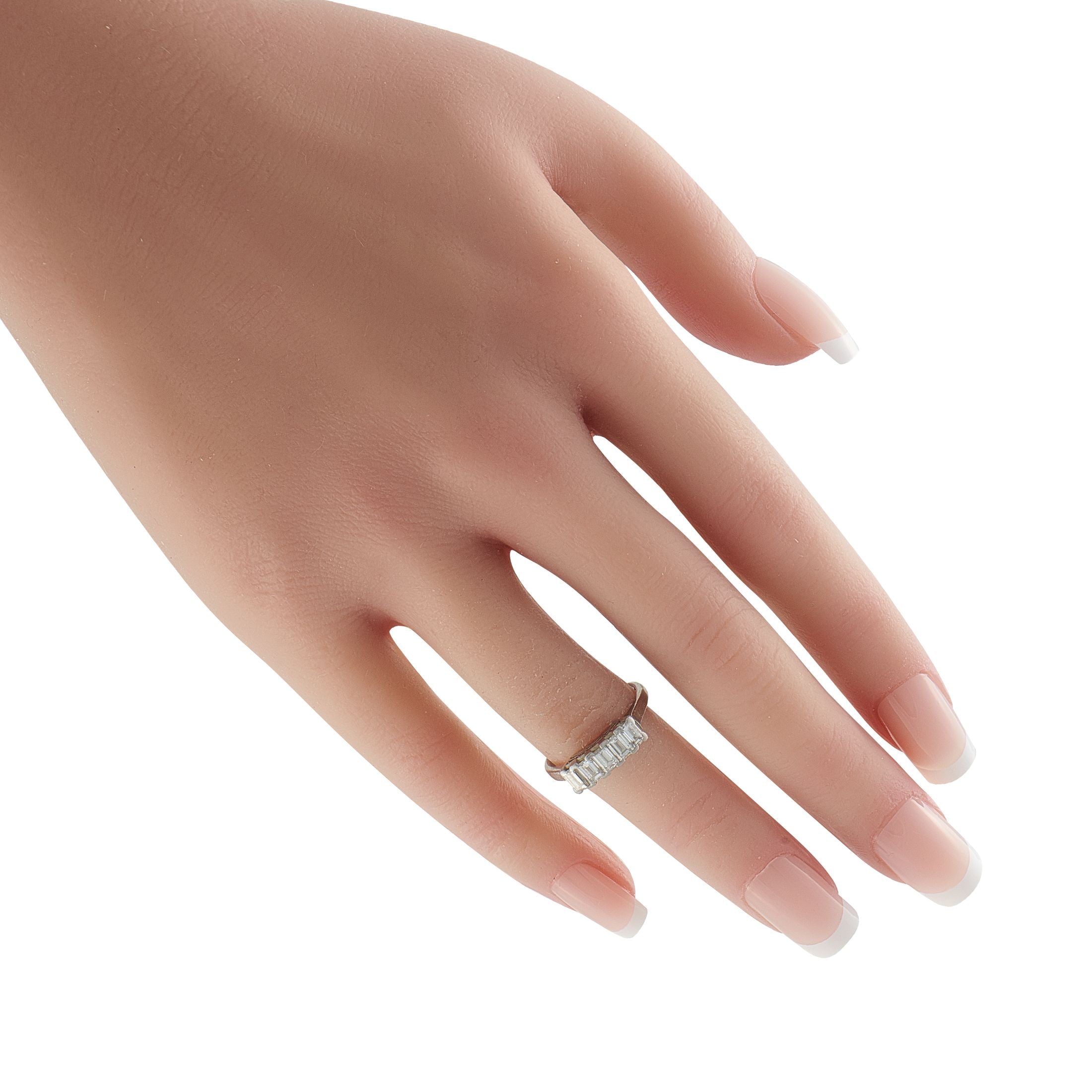 Exclusive Platinum 0.98ct Diamond Ring