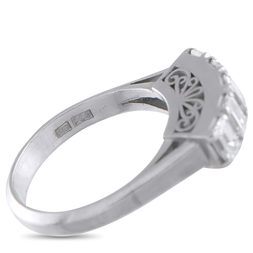 Platinum 1.01ct Diamond Ring