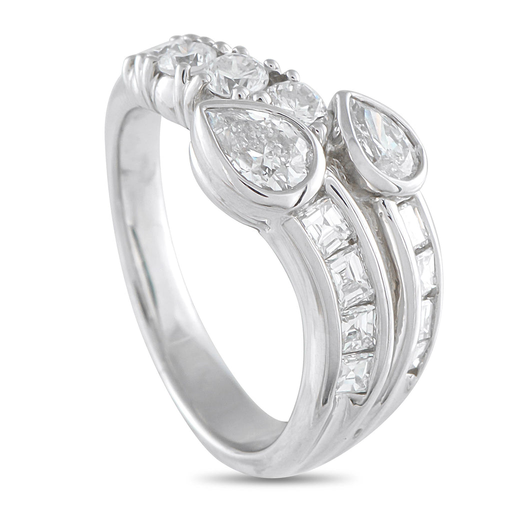 Exclusive Platinum 1.50ct Diamond Ring MF15-101025 – This luxury ring will add charm and sophistication to any outfit