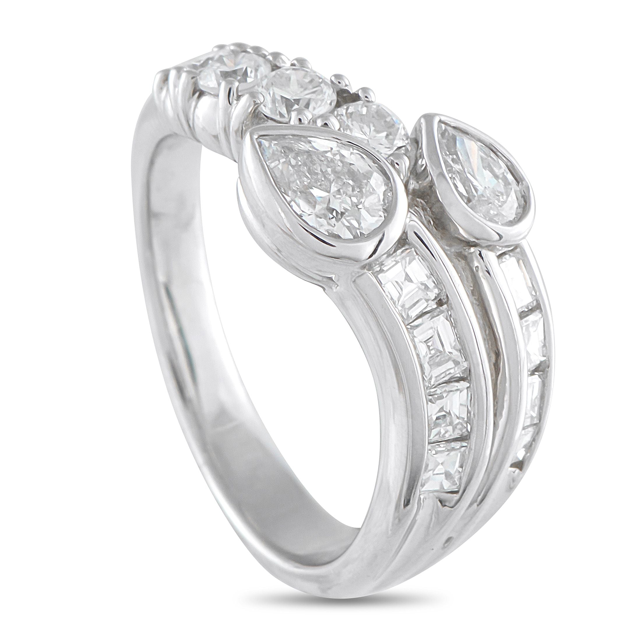 Exclusive Platinum 1.50ct Diamond Ring MF15-101025 – This luxury ring will add charm and sophistication to any outfit
