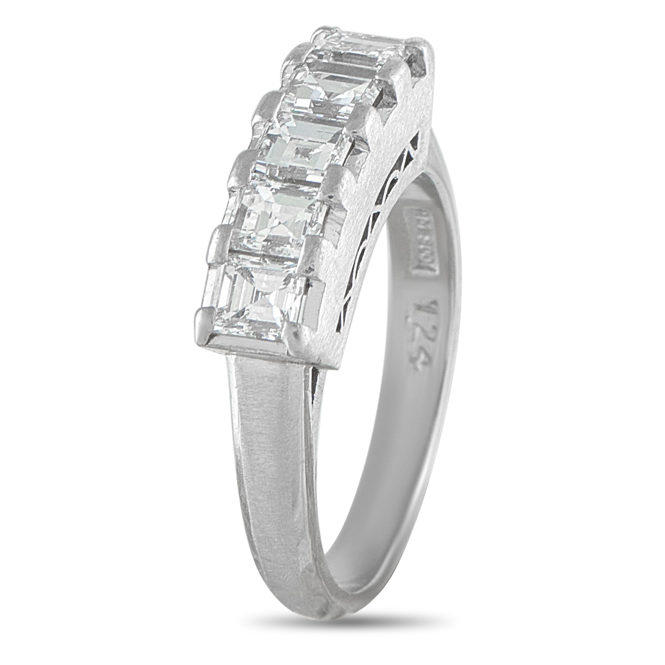 Exclusive Platinum 1.24ct Diamond Ring