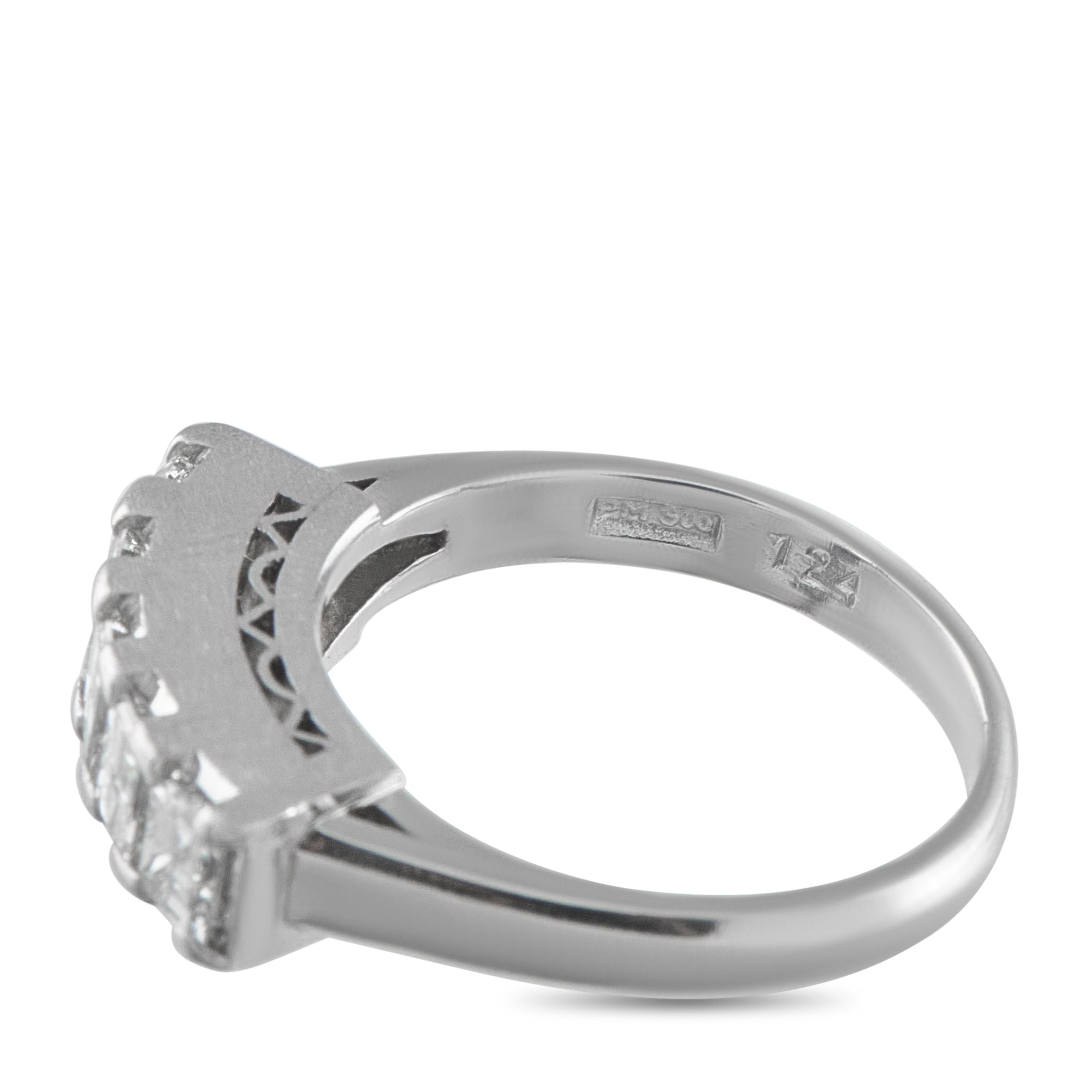 Exclusive Platinum 1.24ct Diamond Ring