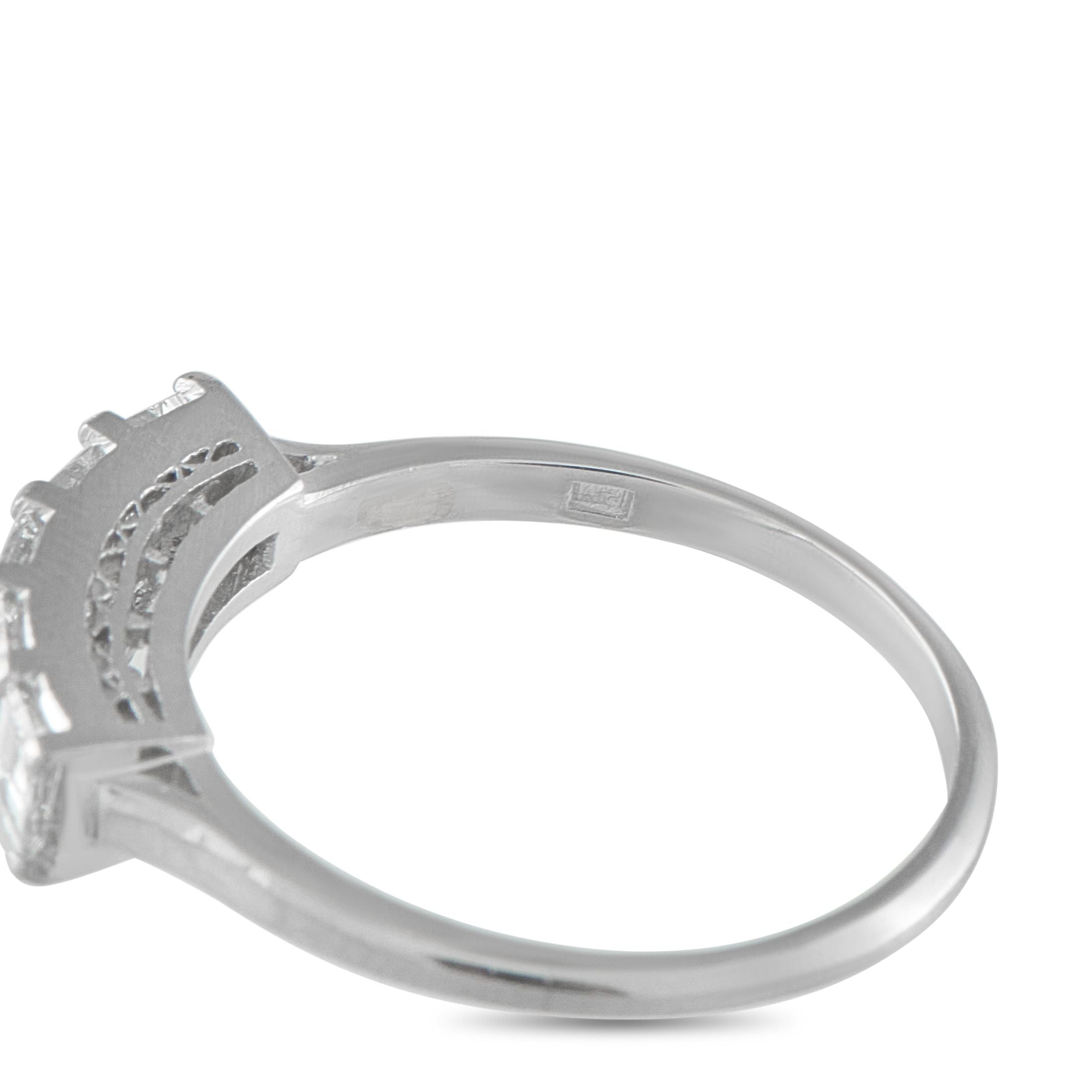 Exclusive Platinum 1.15ct Diamond Ring