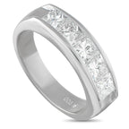 Exclusive Platinum 1.73ct Diamond Ring - This luxury ring is sleek, stylish, and sophisticated. A simple Platinum setting beautifully showcases a series of sparkling
