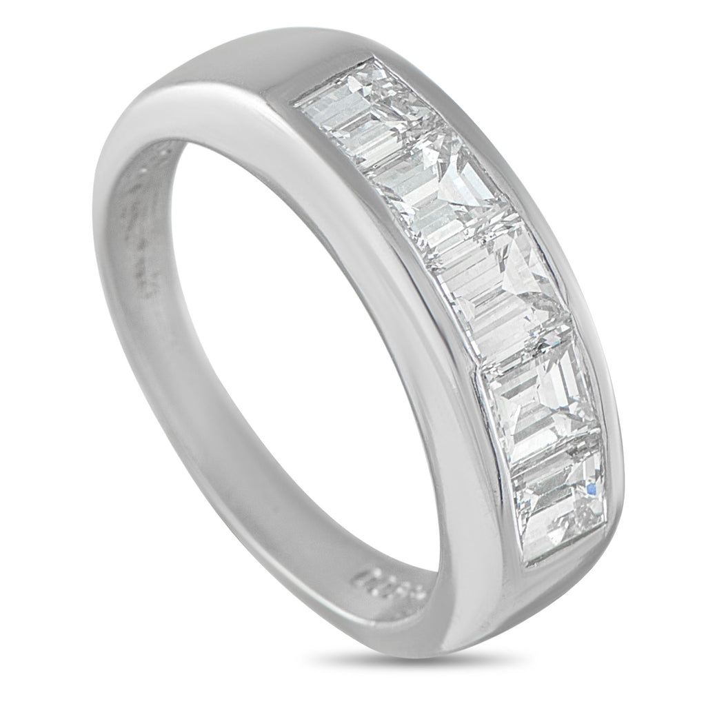 Exclusive Platinum 1.50ct Diamond Ring - This luxury ring will look chic no matter if it’s worn alone or stacked with other pieces from your collection. A series of D