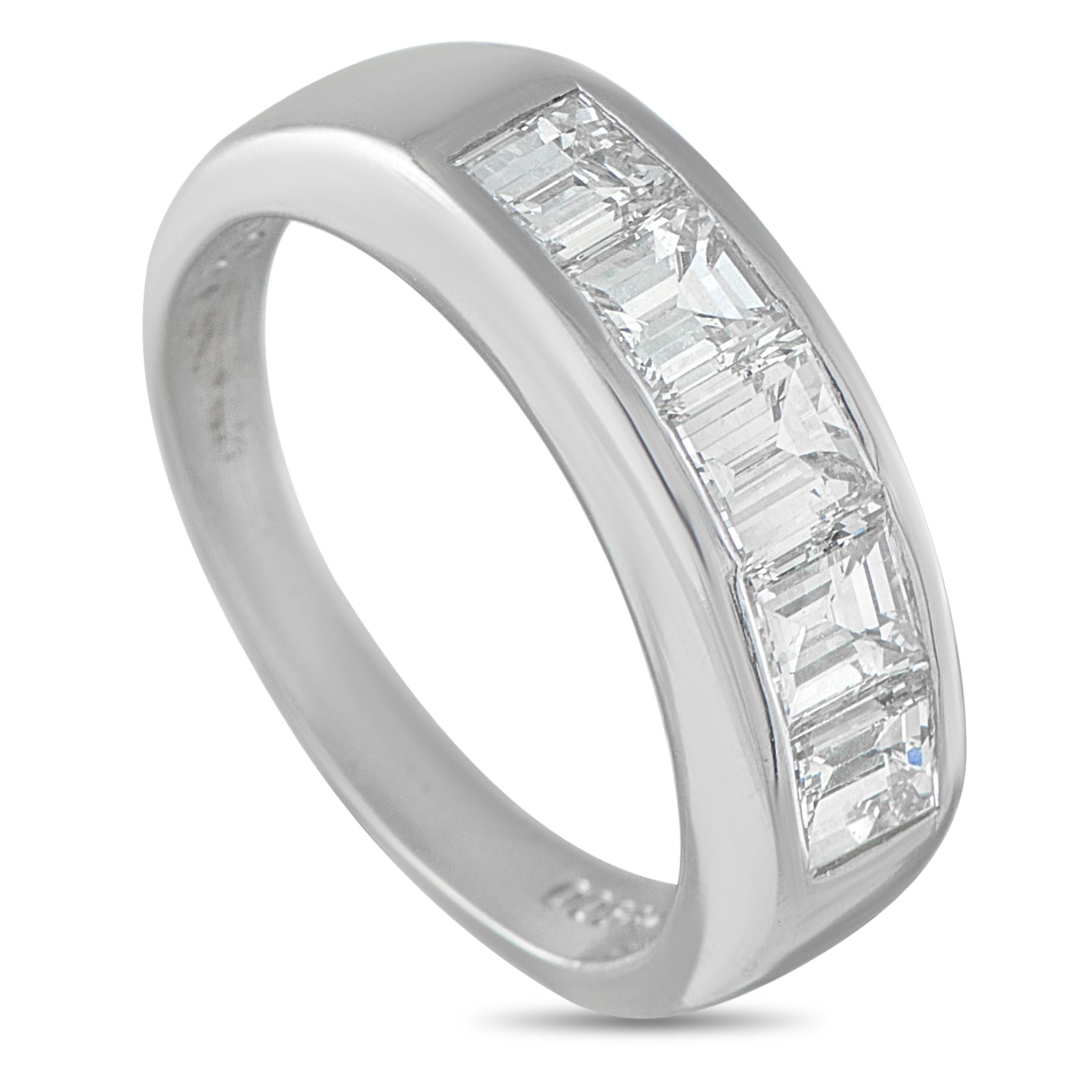 Exclusive Platinum 1.50ct Diamond Ring - This luxury ring will look chic no matter if it’s worn alone or stacked with other pieces from your collection. A series of D