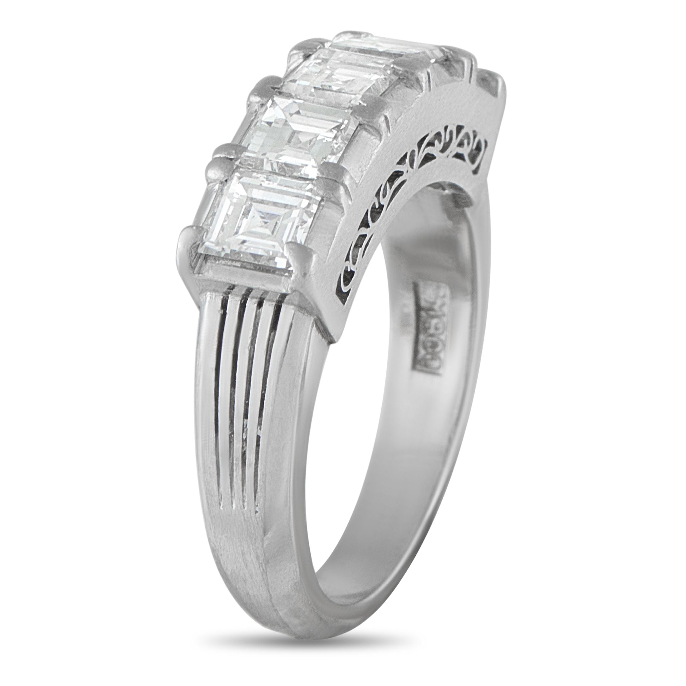 Exclusive Platinum 1.74ct Diamond Ring