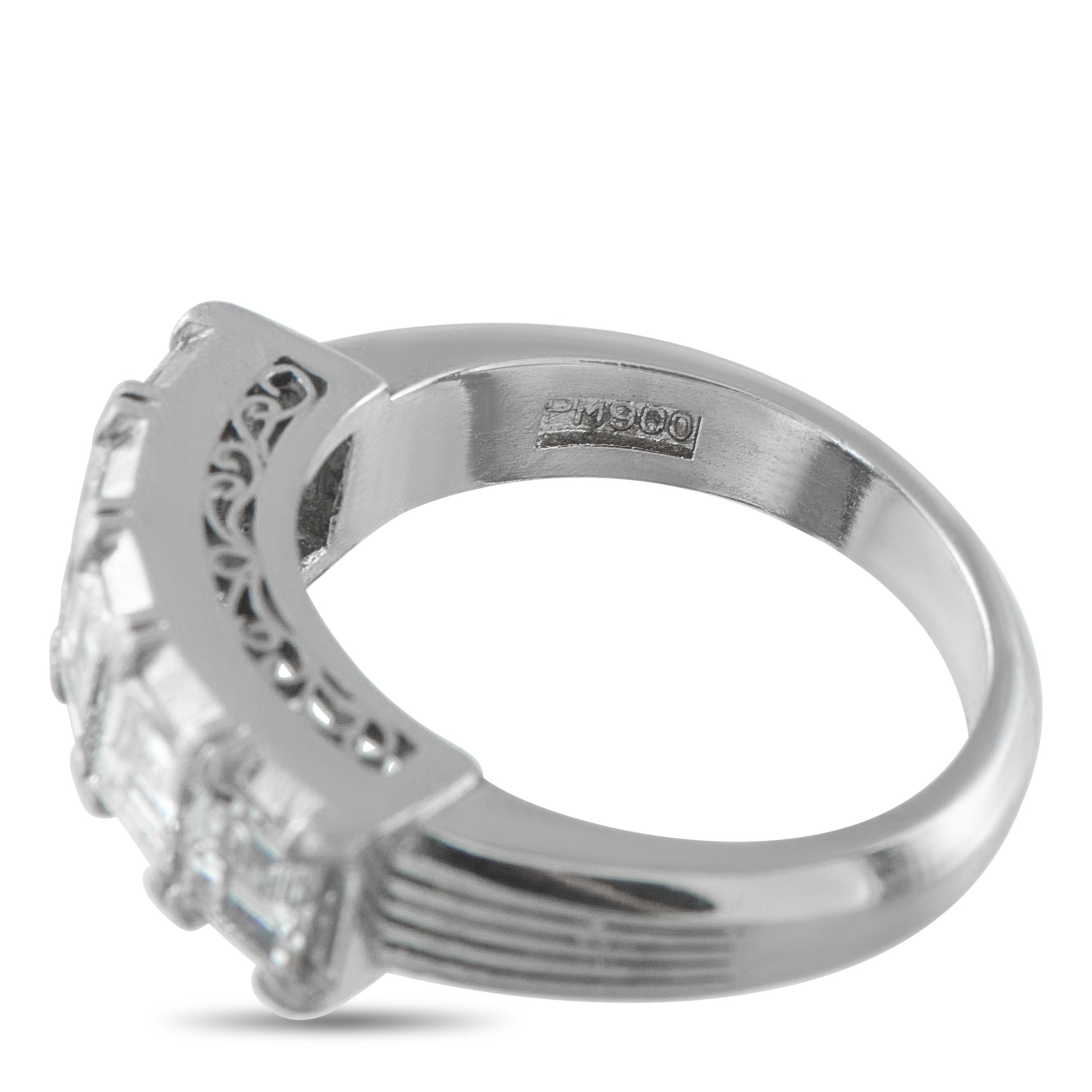Exclusive Platinum 1.74ct Diamond Ring