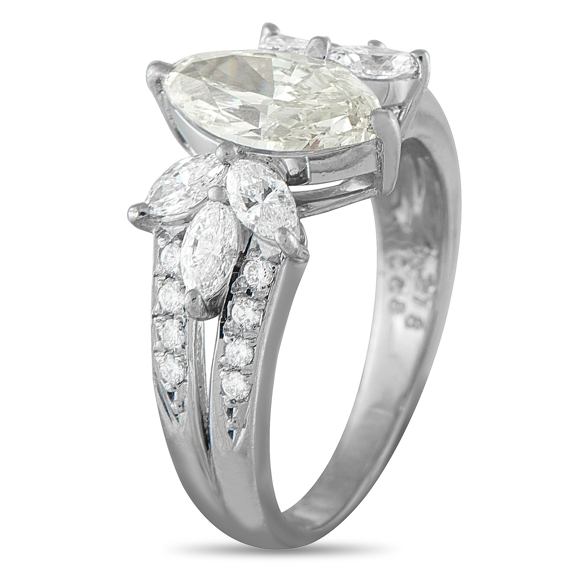Exclusive Platinum 1.89ct Diamond Ring